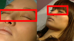 徐子珊的假睫毛時有時無